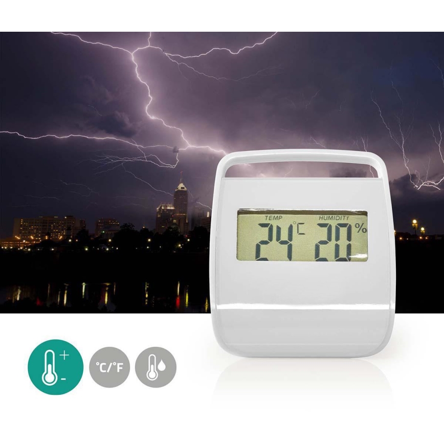 Indoor thermometer with a humidity meter 1xLR54