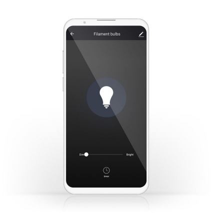 LED Dimmable smart bulb G125 E27/5W/230V 2700K
