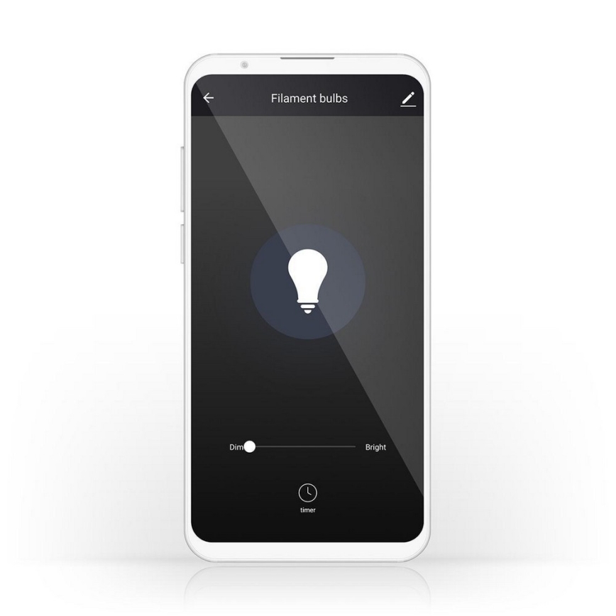 LED Dimmable smart bulb G125 E27/5W/230V 2700K