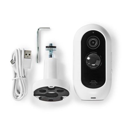 Smart outdoor rechargeable IP camera with PIR sensor Full HD 1080p 5V/5200mAh Wi-Fi IP65