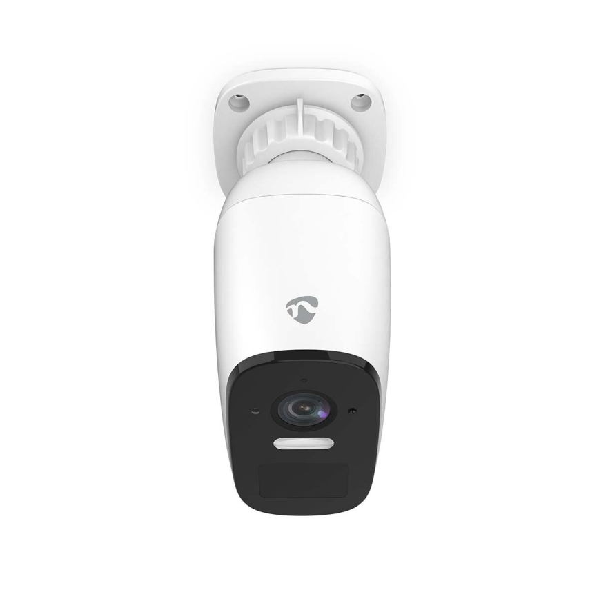 Smart outdoor rechargeable camera with sensor SmartLife 4MP Quad HD 1440p 5V/5200mAh Wi-Fi Tuya IP66