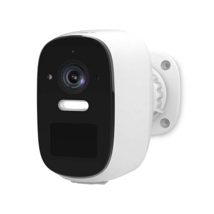 Smart outdoor rechargeable camera with sensor SmartLife 4MP Quad HD 1440p 5V/5200mAh Wi-Fi Tuya IP66