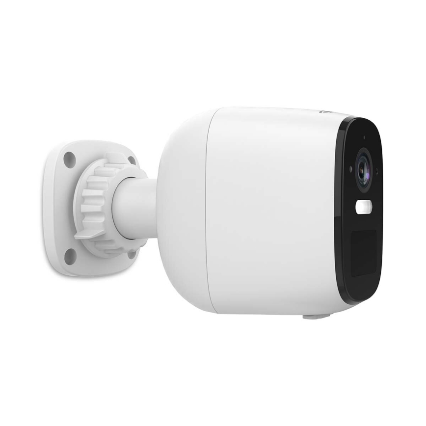 Smart outdoor rechargeable camera with sensor SmartLife 4MP Quad HD 1440p 5V/5200mAh Wi-Fi Tuya IP66