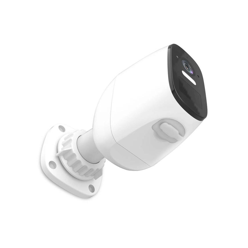 Smart outdoor rechargeable camera with sensor SmartLife 4MP Quad HD 1440p 5V/5200mAh Wi-Fi Tuya IP66