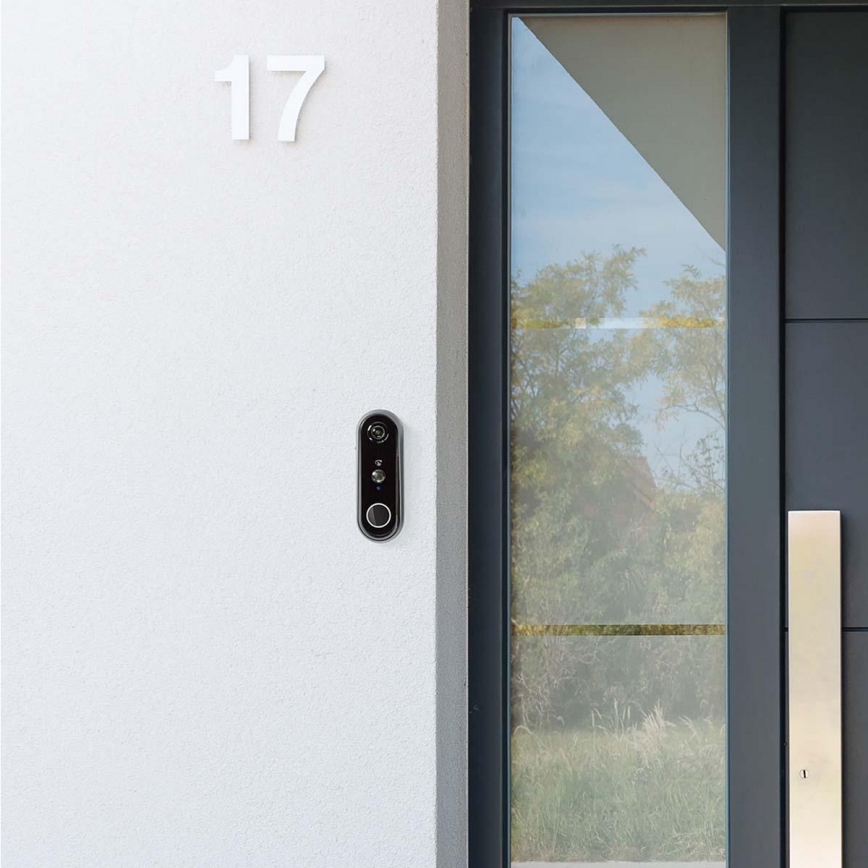 Video doorbell with motion sensor Full HD 1080p 5200 mAh Wi-Fi IP54