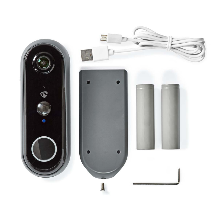 Video doorbell with motion sensor Full HD 1080p 5200 mAh Wi-Fi IP54