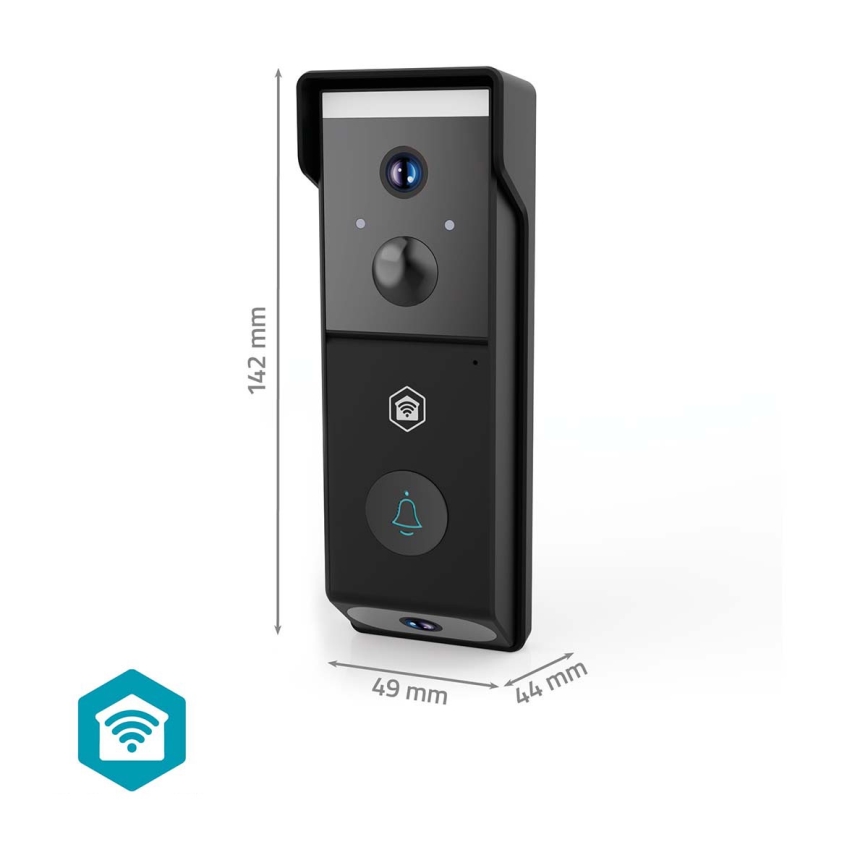 SmartLife Video Doorbell with Motion Sensor — 4400 mAh Battery, Dual Full HD 1080p, IP54, Wi-Fi, Tuya