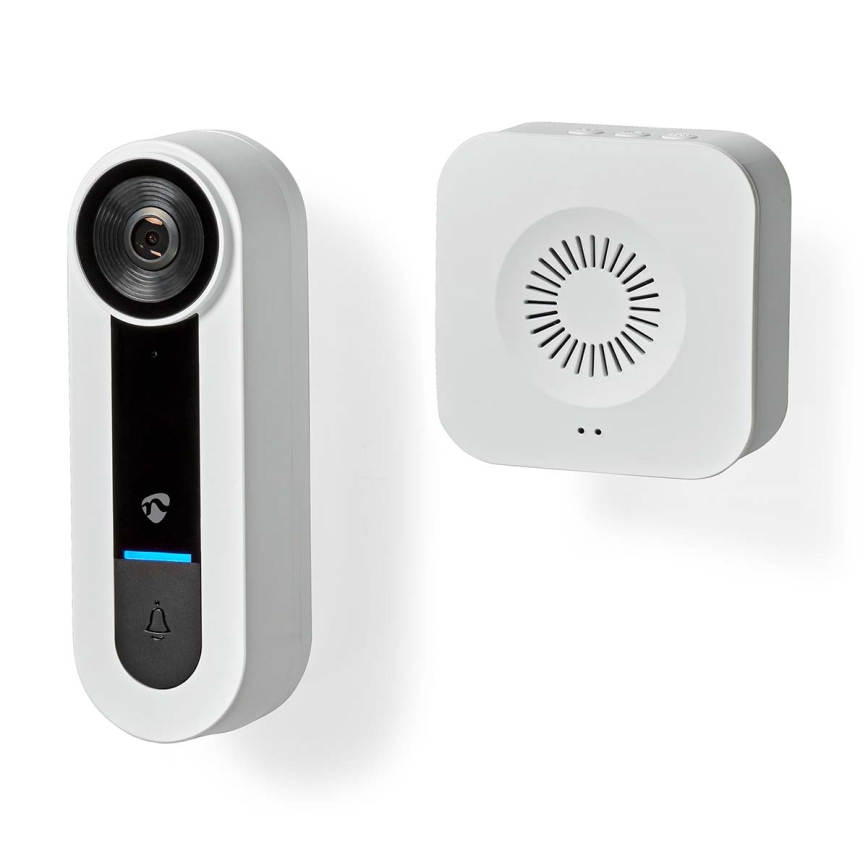 Wireless video doorbell with sensor Full HD 1536p 3xAA Wi-Fi IP65