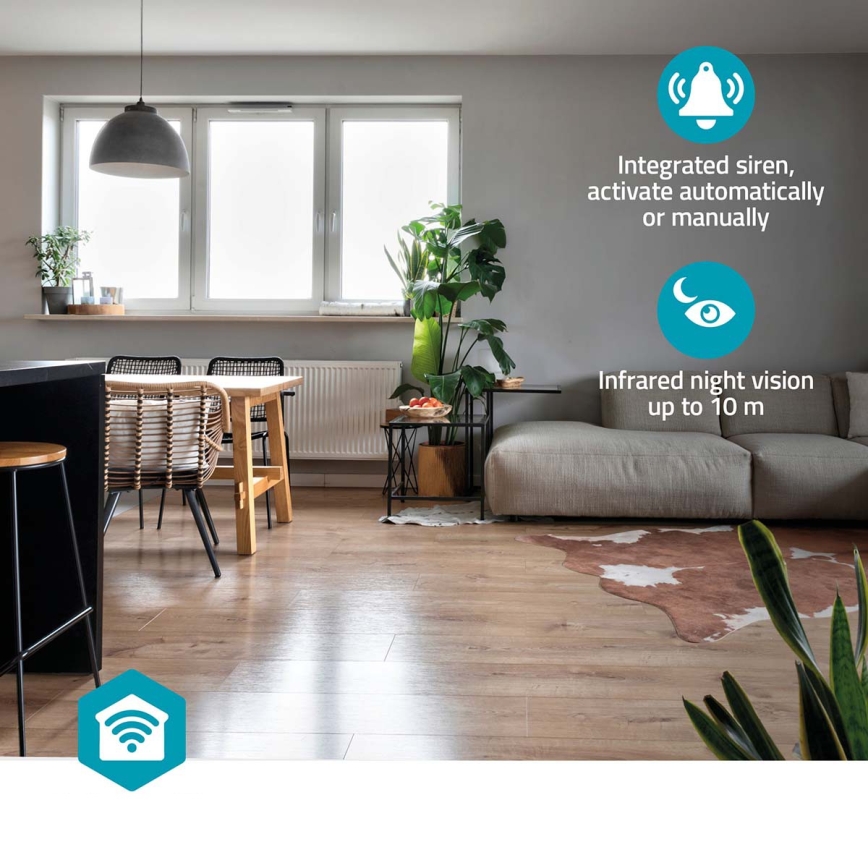 Smartlife Smart Camera 5V, 3 MP Full HD (1296p), Wi-Fi, Tuya