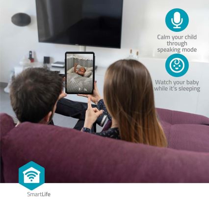 Smart camera Smartlife 5V 3MP Full HD 1296p Wi-Fi