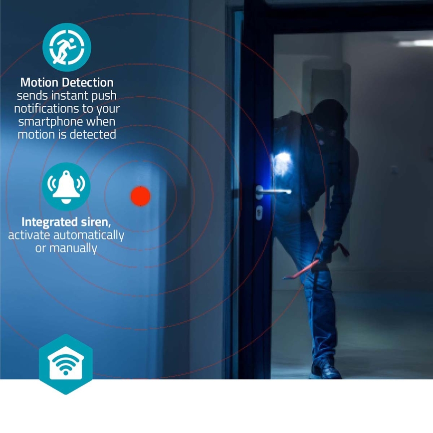 Smartlife Smart Camera 5V, 3MP, 1296p Full HD, Wi-Fi, Tuya