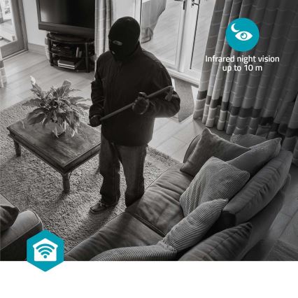 Smartlife Smart Camera 5V, 3MP, 1296p Full HD, Wi-Fi, Tuya