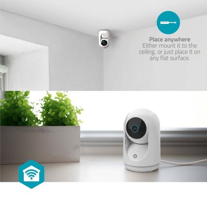 Smartlife Smart Camera 5V, 3MP, 1296p Full HD, Wi-Fi, Tuya