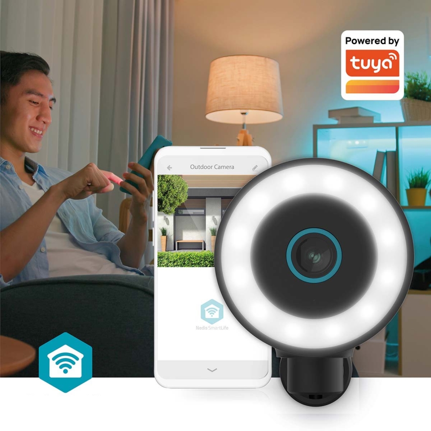 SmartLife Smart Outdoor Camera 5V, 4K 8MP (3840×2160), IP65, Wi-Fi, Tuya