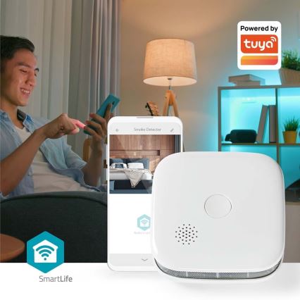 SET 3x Smoke detector SmartLife 3V/1xCR123A Wi-Fi Tuya