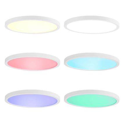 RGBW Dimmable ceiling light SmartLife LED/18W/230V 2700-6500K Wi-Fi Tuya