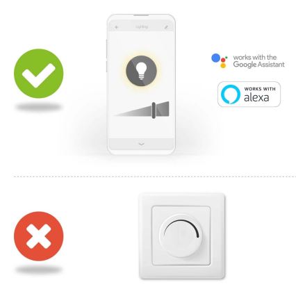 LED RGBW Dimmable Floodlight SmartLife LED/20W/230V Wi-Fi IP65 2700-6500K