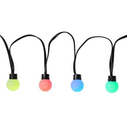 LED RGB Decorative chain 48xLED 13,8m IP65 Wi-Fi Tuya