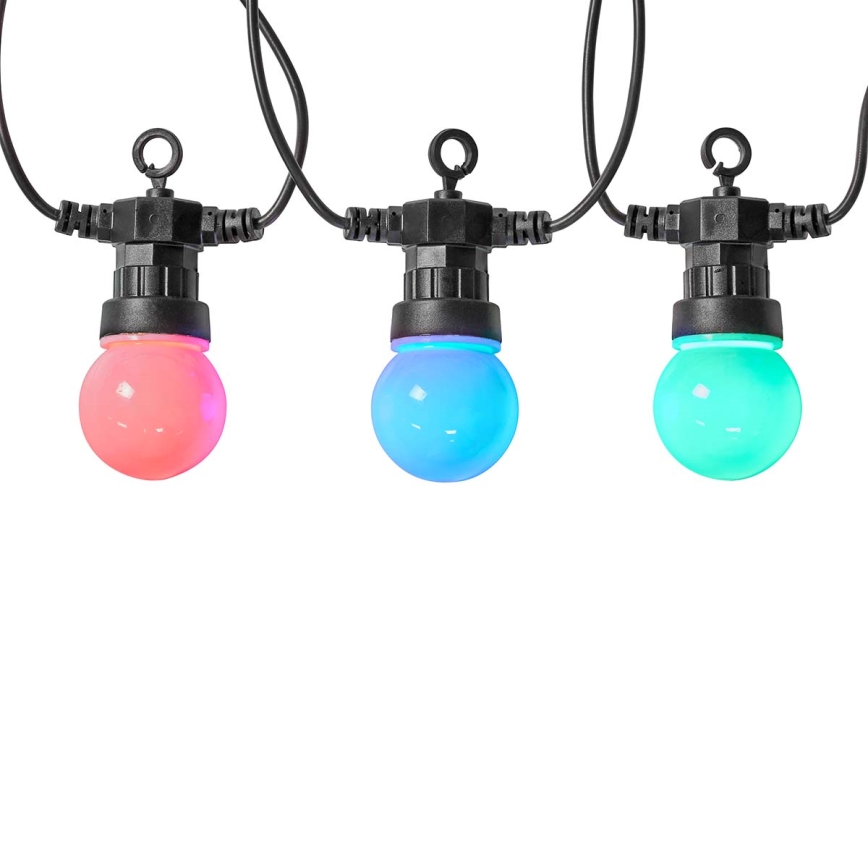 LED RGB Outdoor decorative chain 10xLED 12m IP65 Wi-Fi Tuya