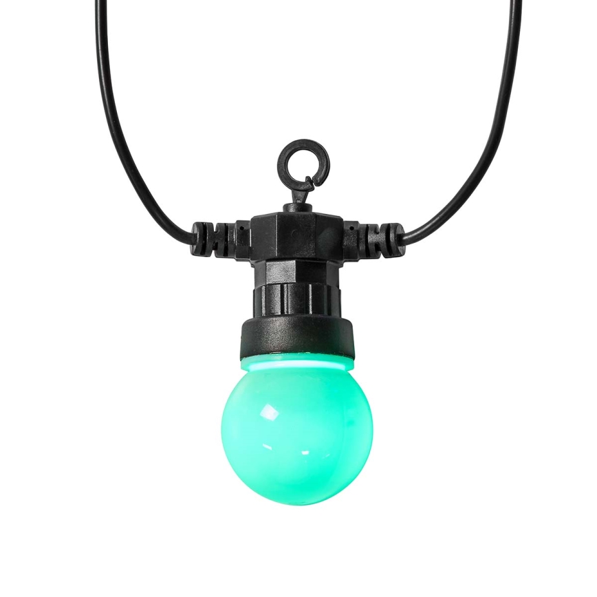 LED RGB Outdoor decorative chain 10xLED 12m IP65 Wi-Fi Tuya