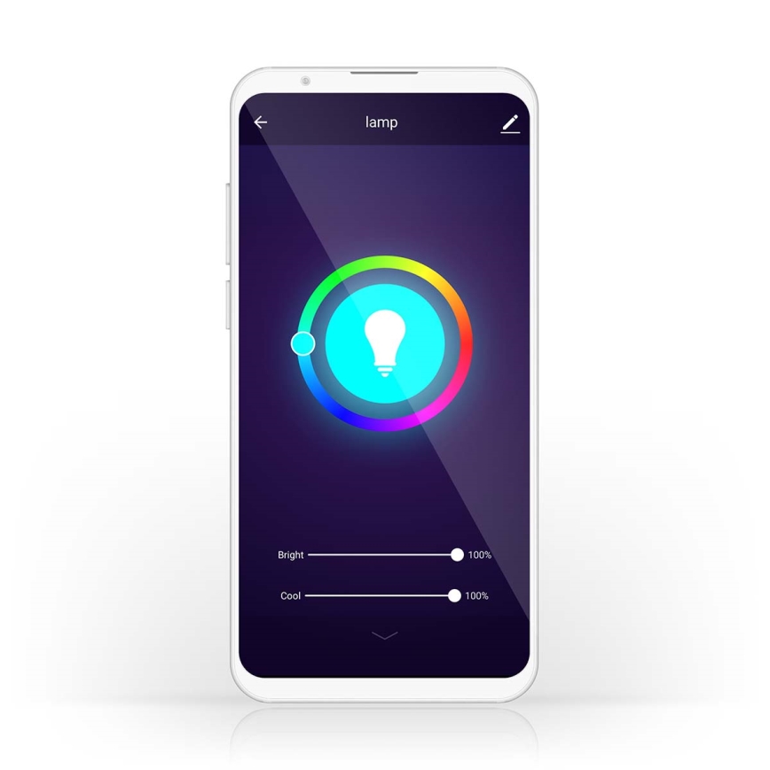 LED RGB Dimmable bulb Smartlife E14/4,9W/230V Wi-Fi 2700-6500K