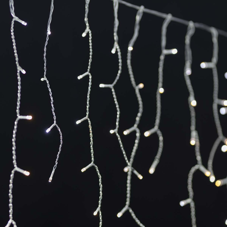 LED Christmas curtain 240xLED/8 functions 8m IP65 Wi-Fi Tuya cool white