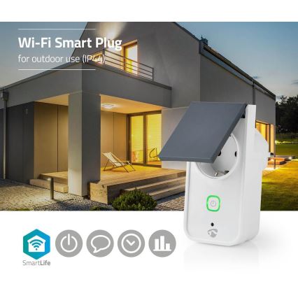 Smart outdoor socket 3680W/230V/Type F SCHUKO/16A Wi-Fi IP44