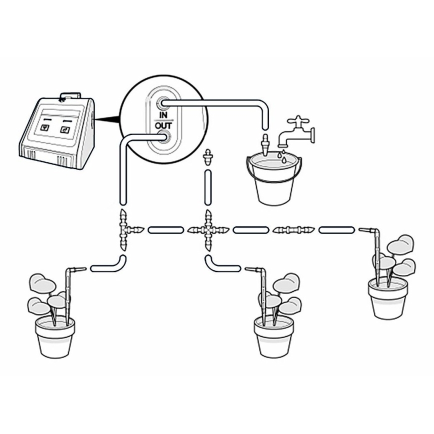 Smart water pump 4xAA Wi-Fi IPX3