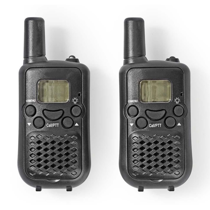 SET 2x Walkie-talkie with LED light 3xAAA range 5 km