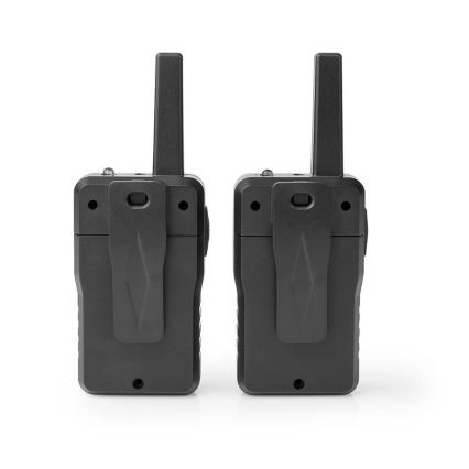 SET 2x Rechargeable walkie-talkie with LED light 1300 mAh range 10 km