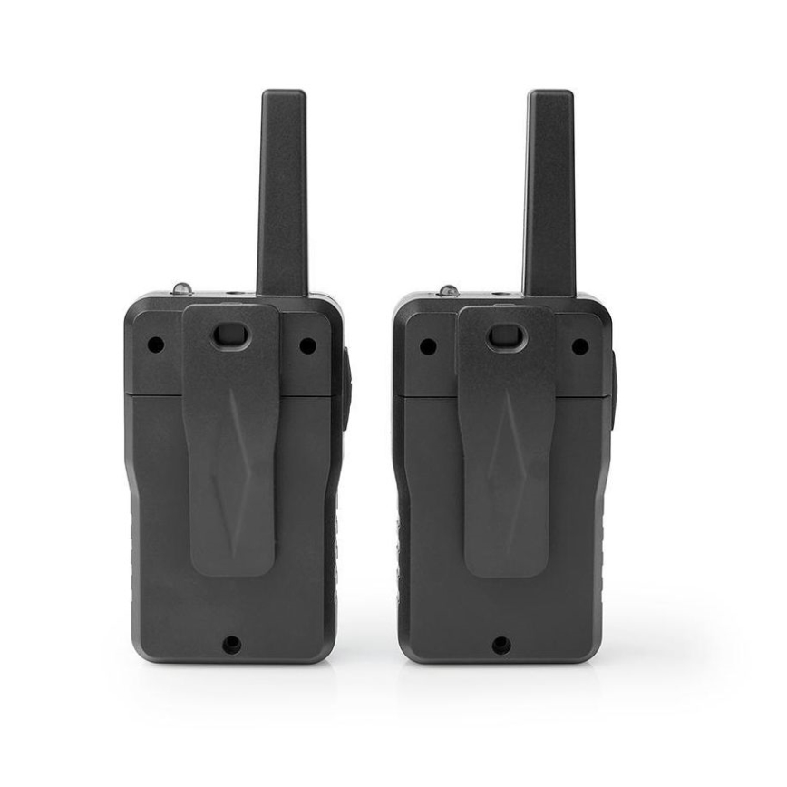 SET 2x Rechargeable walkie-talkie with LED light 1300 mAh range 10 km
