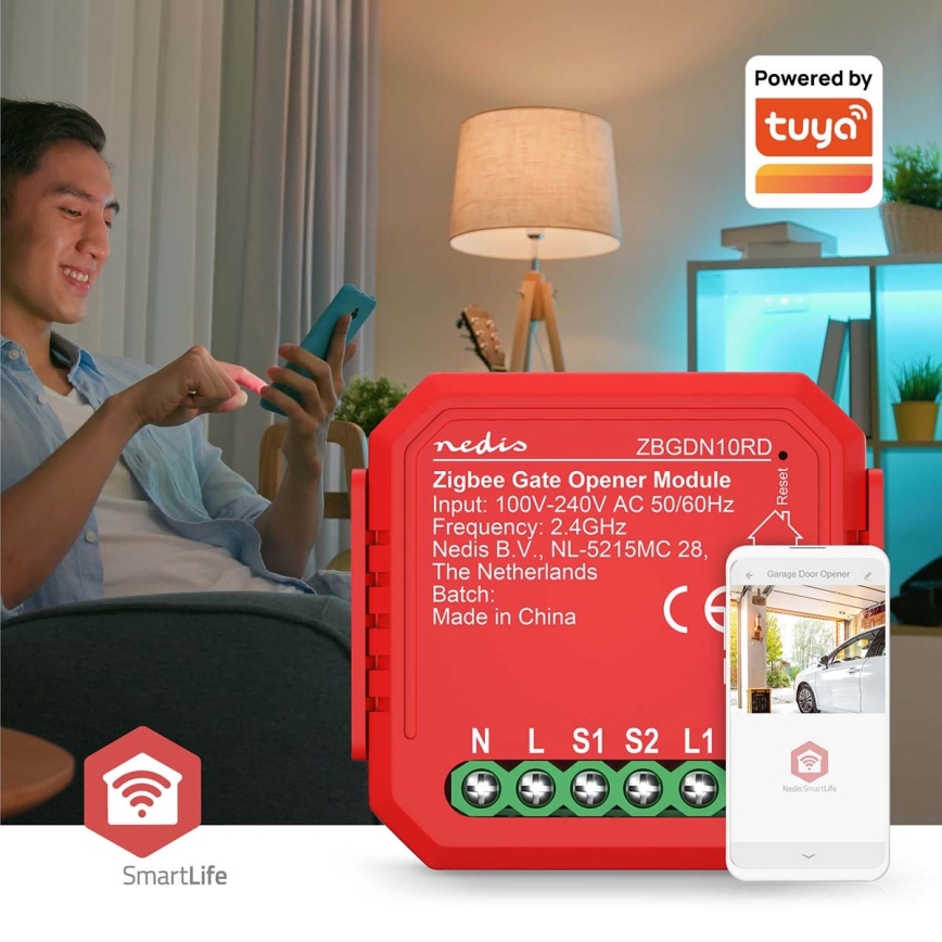 Smart garage door switch SmartLife Zigbee Tuya