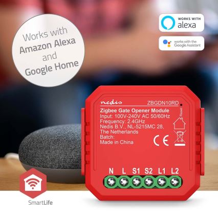 Smart garage door switch SmartLife Zigbee Tuya
