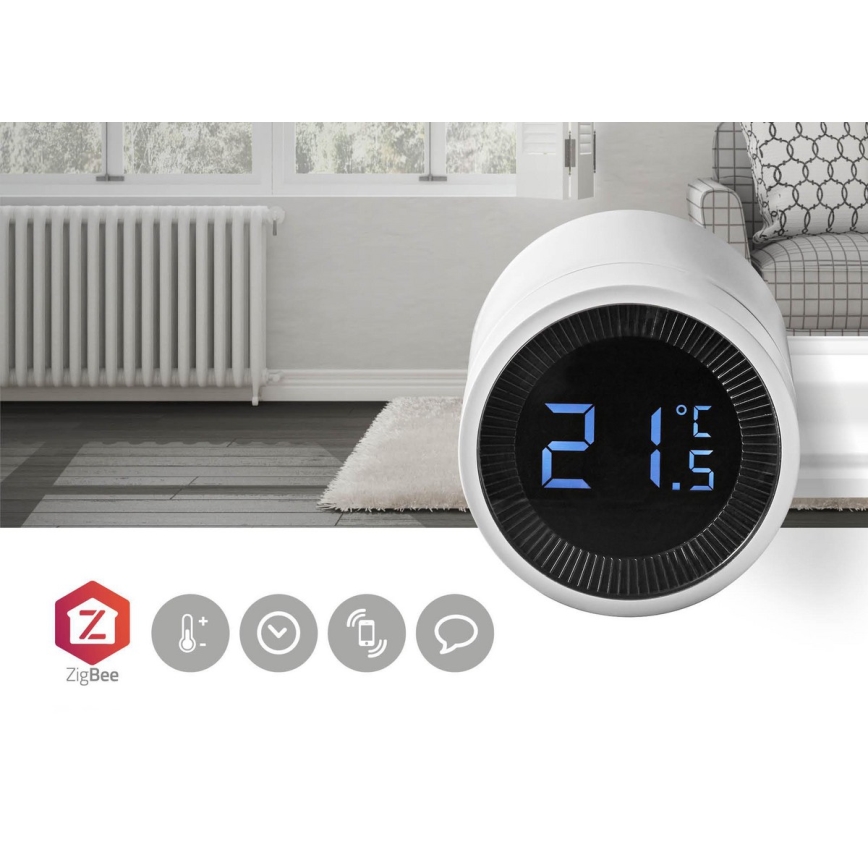 LED Smart radiator control ZigBee 2xAA