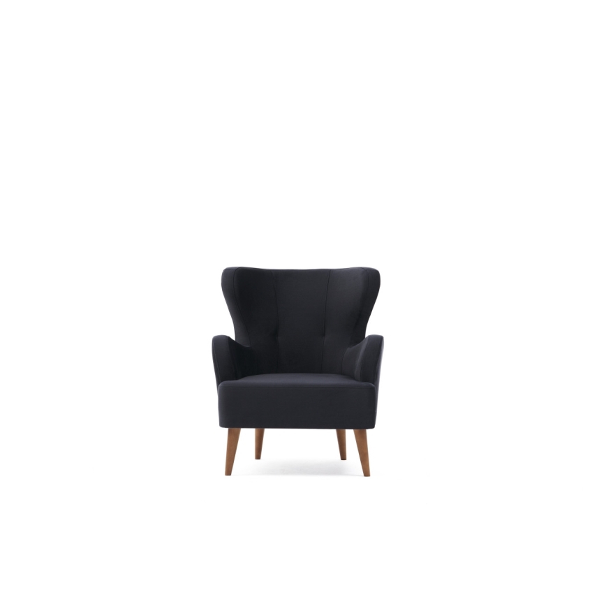NEKO Anthracite Wingback Armchair
