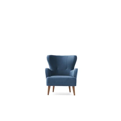 NEKO Blue Wingback Armchair