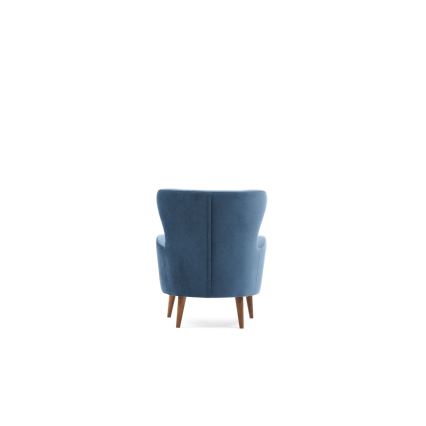 NEKO Blue Wingback Armchair