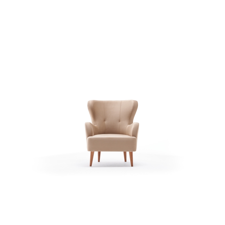 NEKO Wingback Armchair, Cream