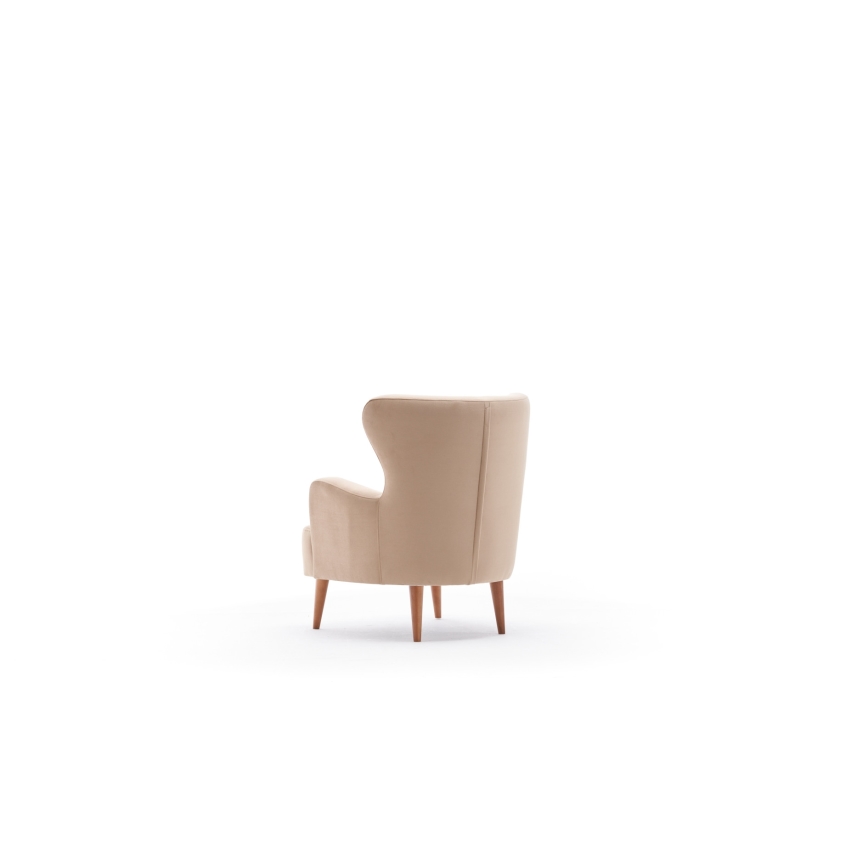NEKO Wingback Armchair, Cream