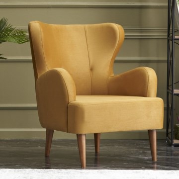 NEKO Wingback Armchair, Gold