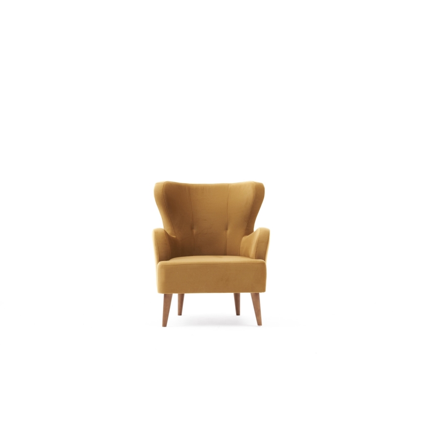 NEKO Wingback Armchair, Gold