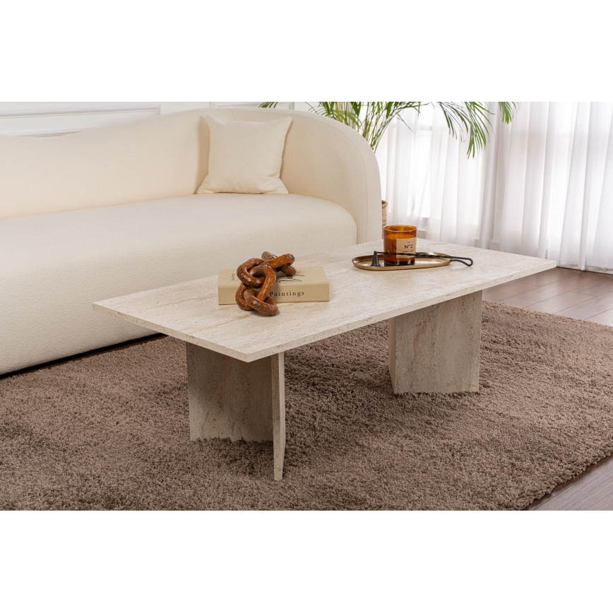 NEL Coffee Table 119 x 60 cm, Beige
