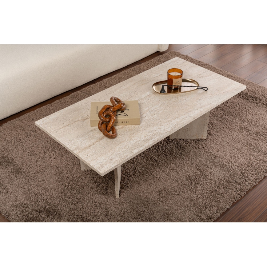 NEL Coffee Table 119 x 60 cm, Beige