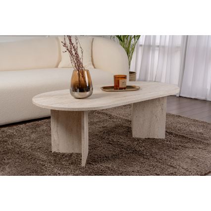 NEL Coffee Table 119x60 cm Beige