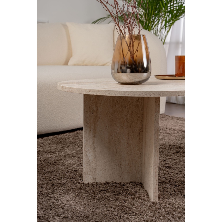 NEL Coffee Table 119x60 cm Beige
