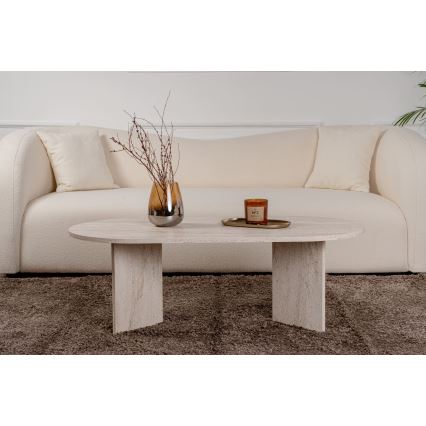NEL Coffee Table 119x60 cm Beige