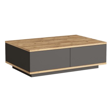 NEL Coffee Table, Pine/Anthracite