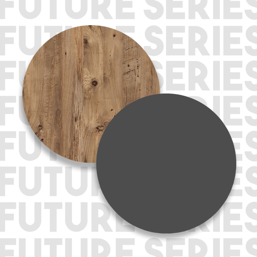 NEL Coffee Table, Pine/Anthracite