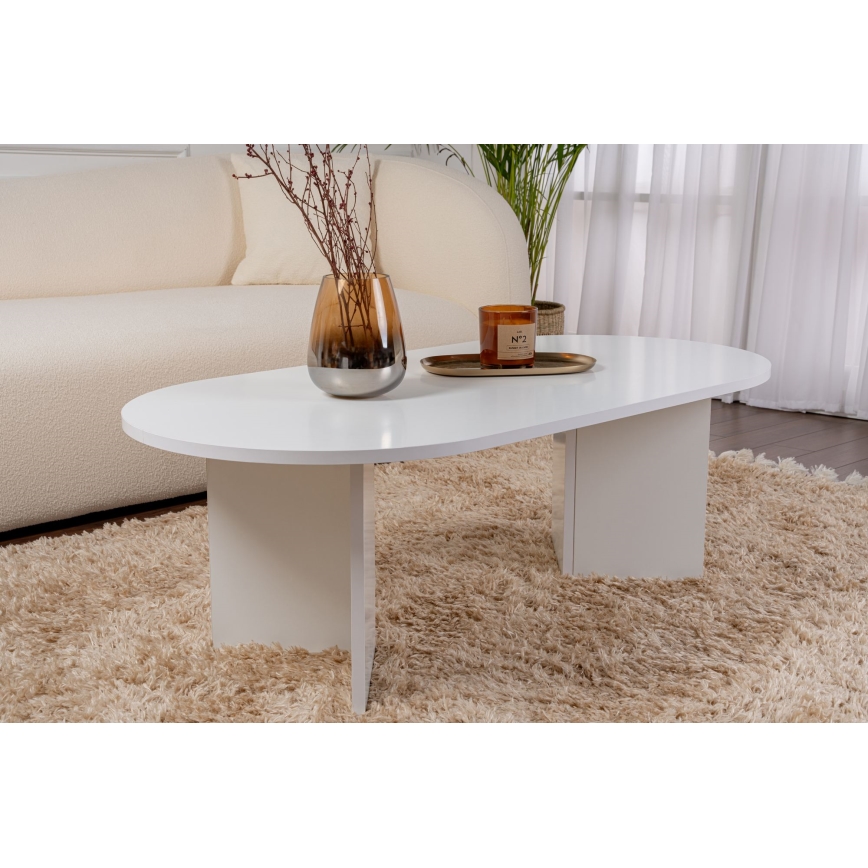 NEL Coffee Table, White