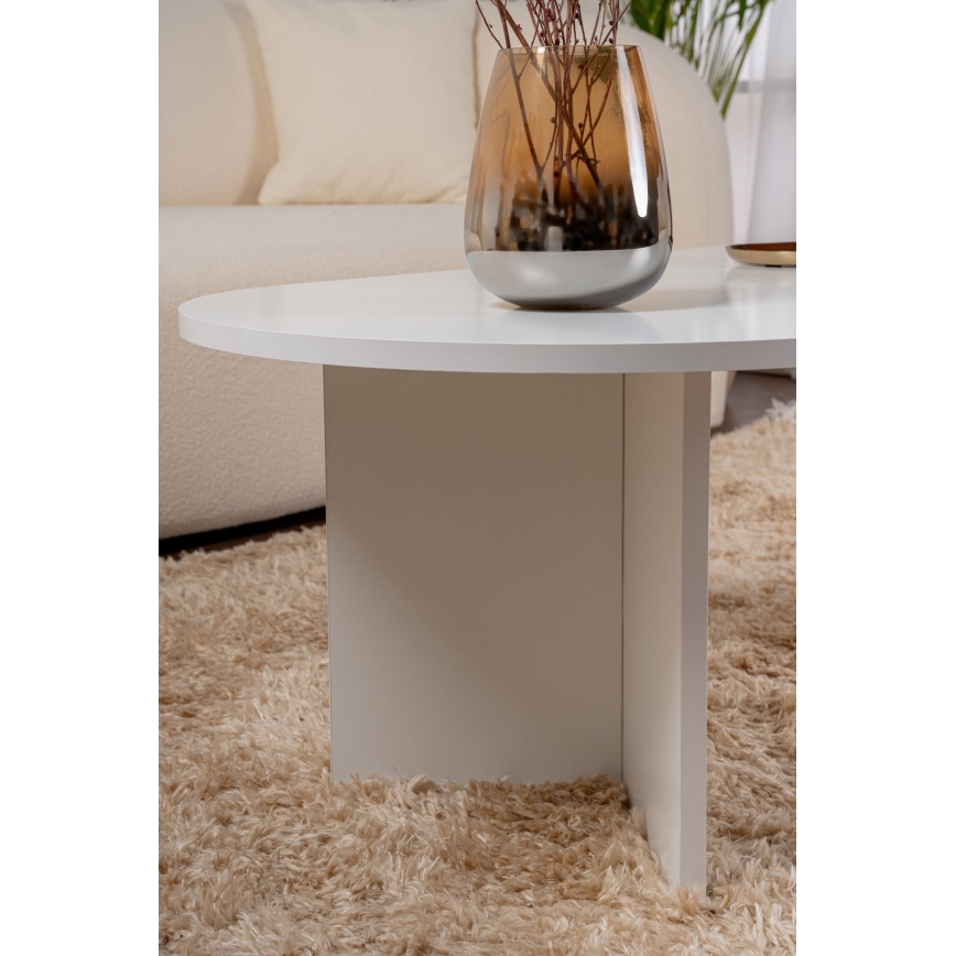 NEL Coffee Table, White